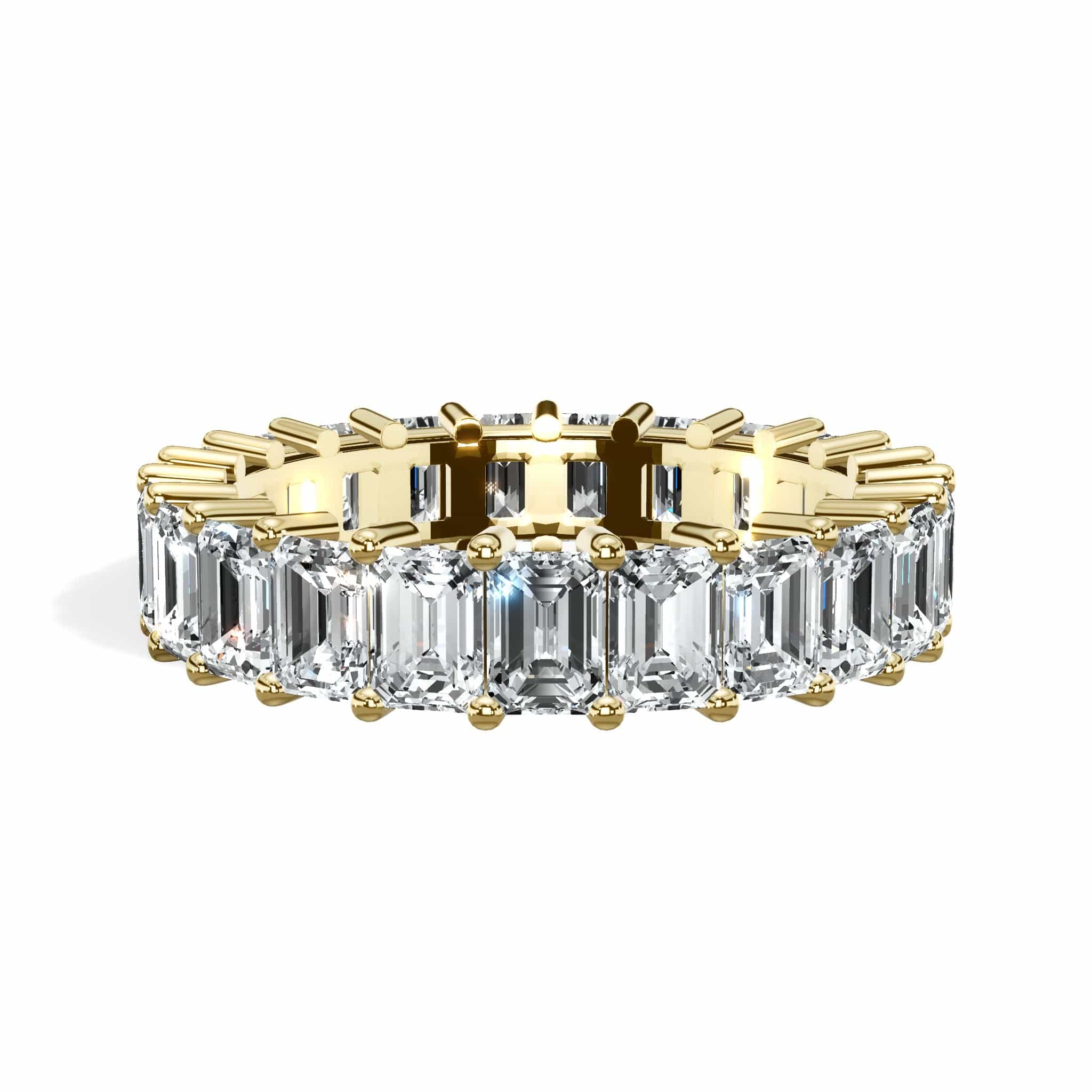 4 ct Emerald Cut Diamond Eternity Band - Image 4